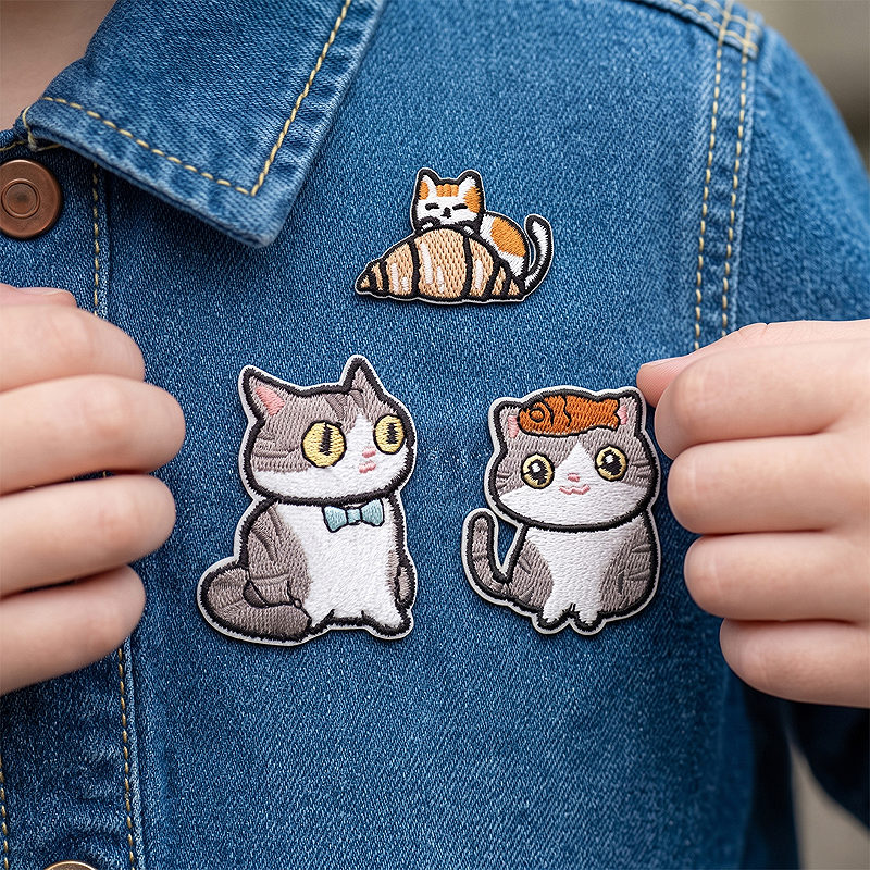 Patch cat 1 3pcs set - Billede 5