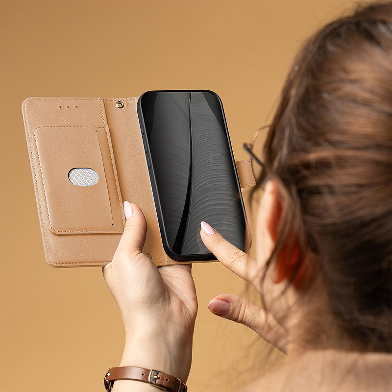 Smart Triangle case for iPhone 17 6,3" / 18 6,3" brown - Billede 5