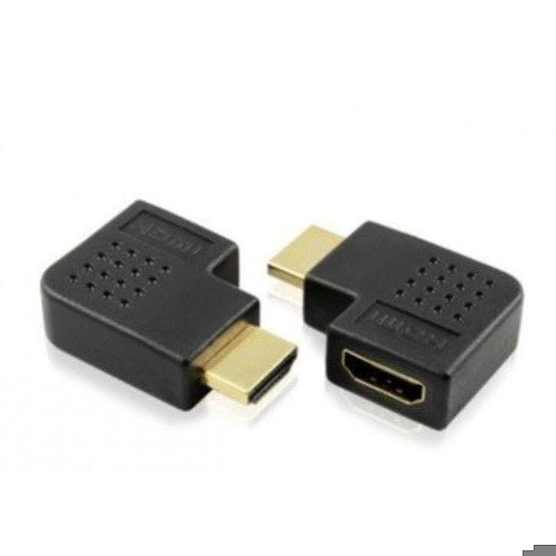 Adapter, HDMI/M - HDMI/F Vinkel