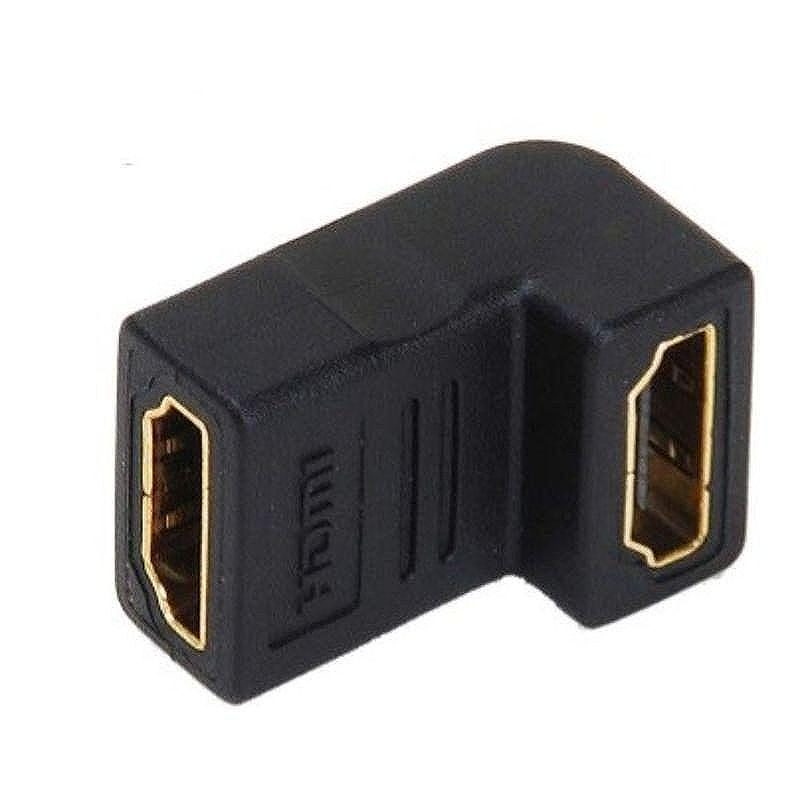 Adapter, HDMI/F - HDMI/F Vinkel