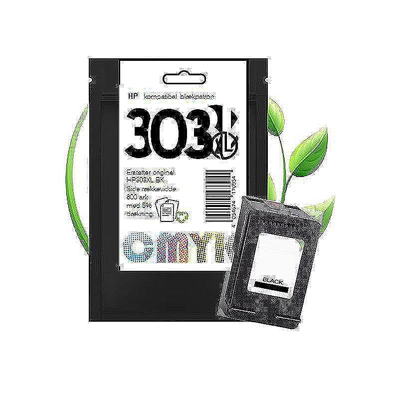 HP 303XL BK blæk CMYK