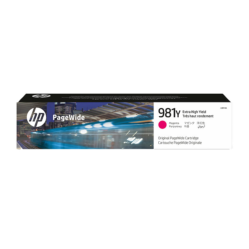 HP Original 981Y PageWide-patron med ekstra høj kapacitet, magenta