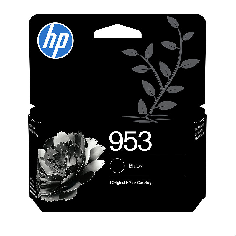 HP Original 953-blækpatron, sort