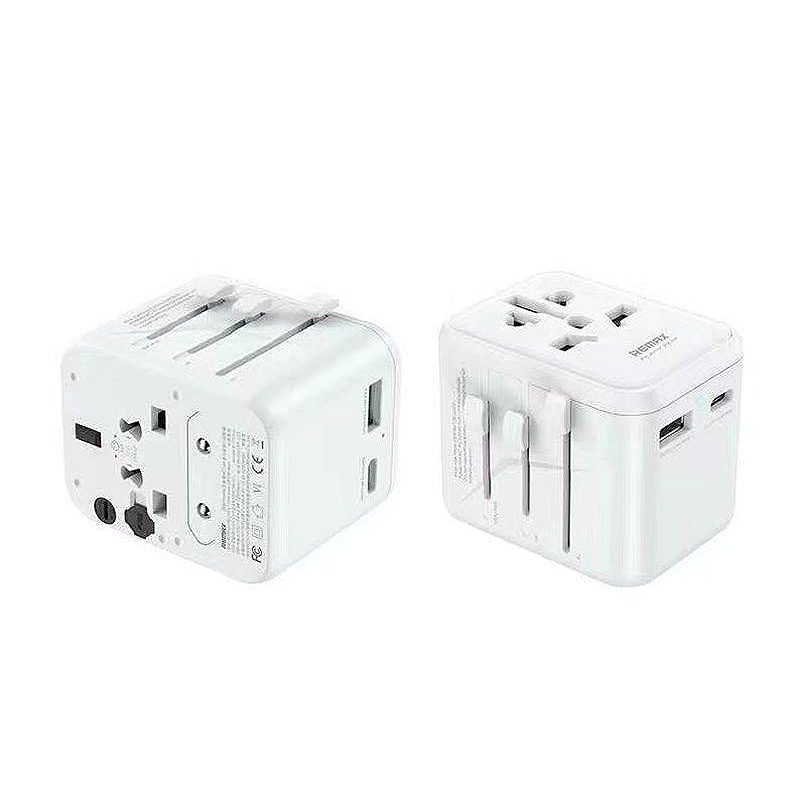 TRAVEL CHARGER REMAX ASTRO SERIES RP-U23 EU/CN/US 2.4A WHITE