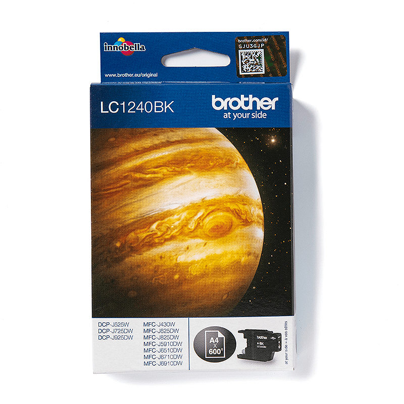 Brother LC1240BK blækpatron 1 stk Original Sort