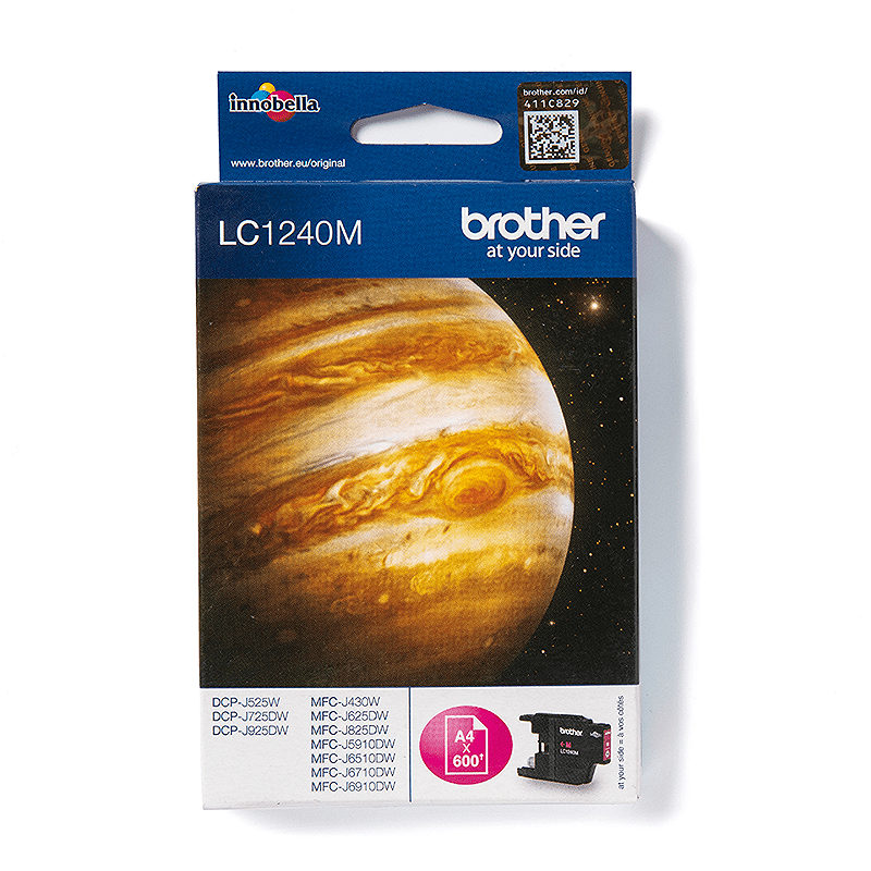 Brother LC1240M blækpatron 1 stk Original Magenta