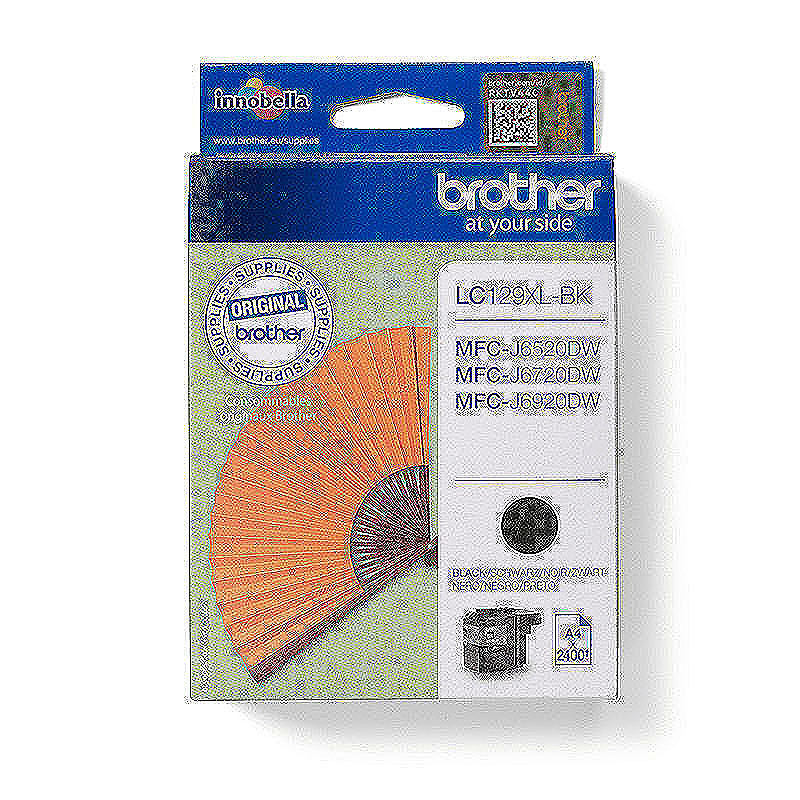 Brother LC129XLBK blækpatron 1 stk Original Højt (XL) udbytte Sort