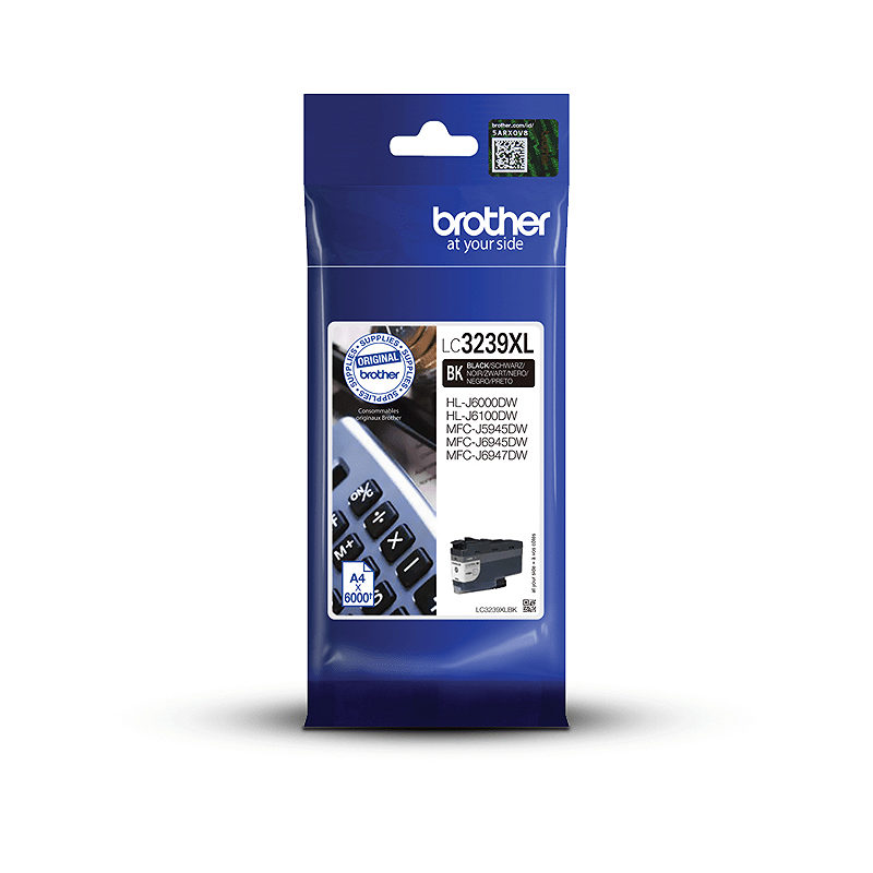 Brother LC-3239XLBK blækpatron 1 stk Original Højt (XL) udbytte Sort