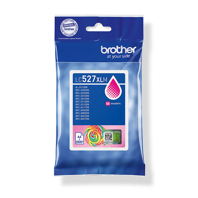 Brother LC527XLM blækpatron 1 stk Original Højt (XL) udbytte Magenta