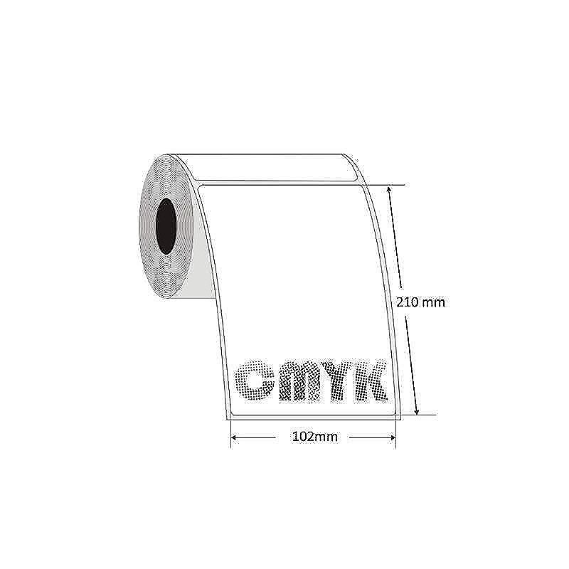 Zebra thermal Hvid label CMYK komp.
