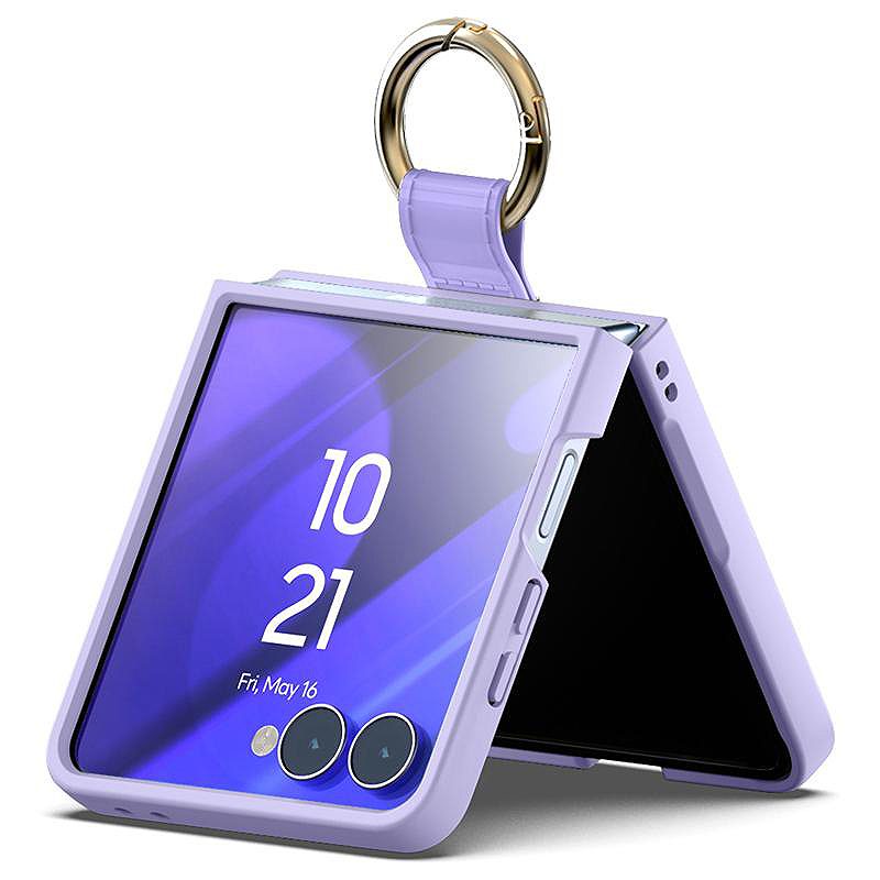 MERCURY GOLD RING CASE SAMSUNG GALAXY Z FLIP7, LILAC PURPLE