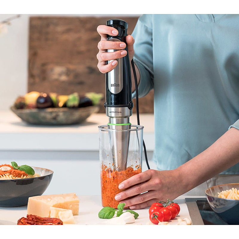 Braun MQ 7000X 0,6 L Nedsænkning blender 1000 W Sort, Satin stål - Billede 6