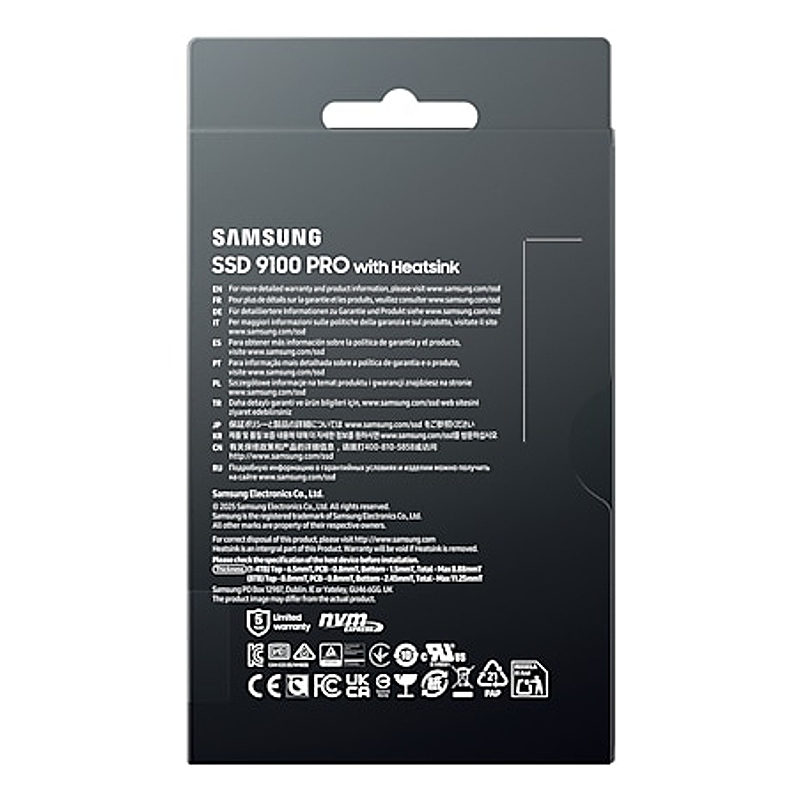 Samsung 9100 PRO 8 TB M.2 PCI Express 5.0 NVMe V-NAND TLC - Billede 9