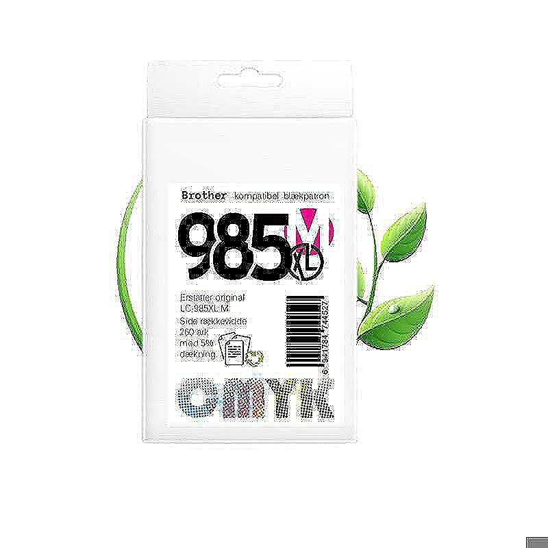 Brother LC985M blæk CMYK