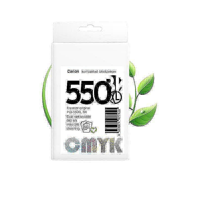 Canon PGI 550BK blæk CMYK