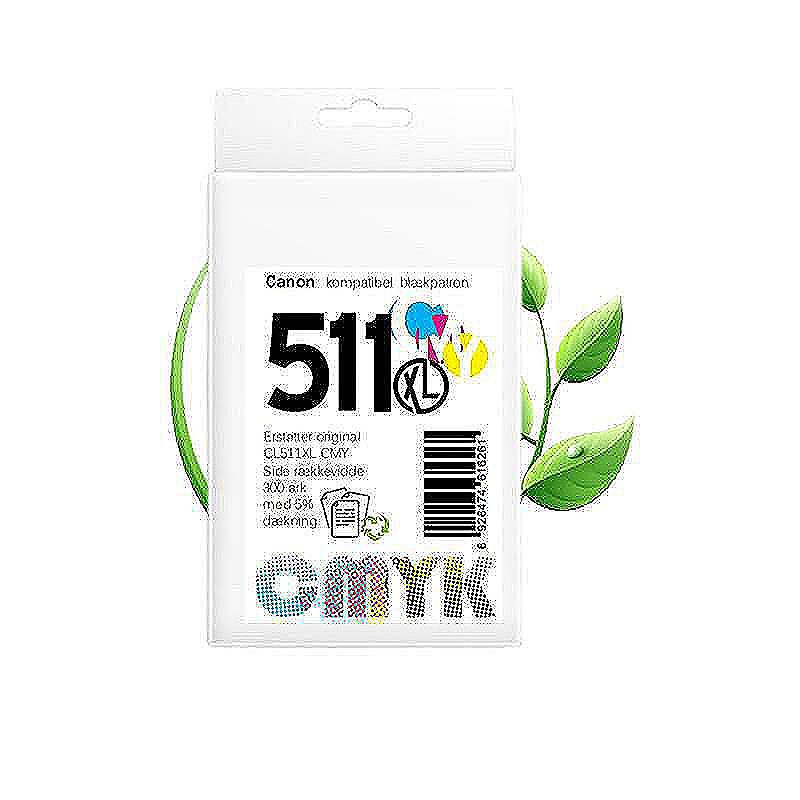 Canon CL511 Color blæk CMYK