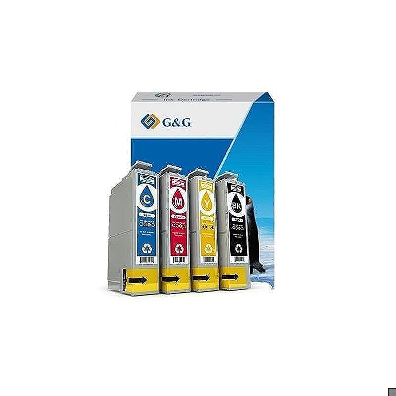 Epson T0714Y blæk CMYK