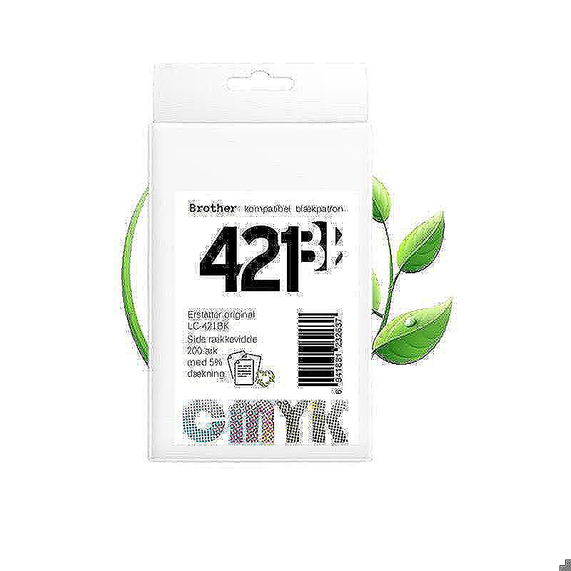Brother LC421 BK blæk CMYK