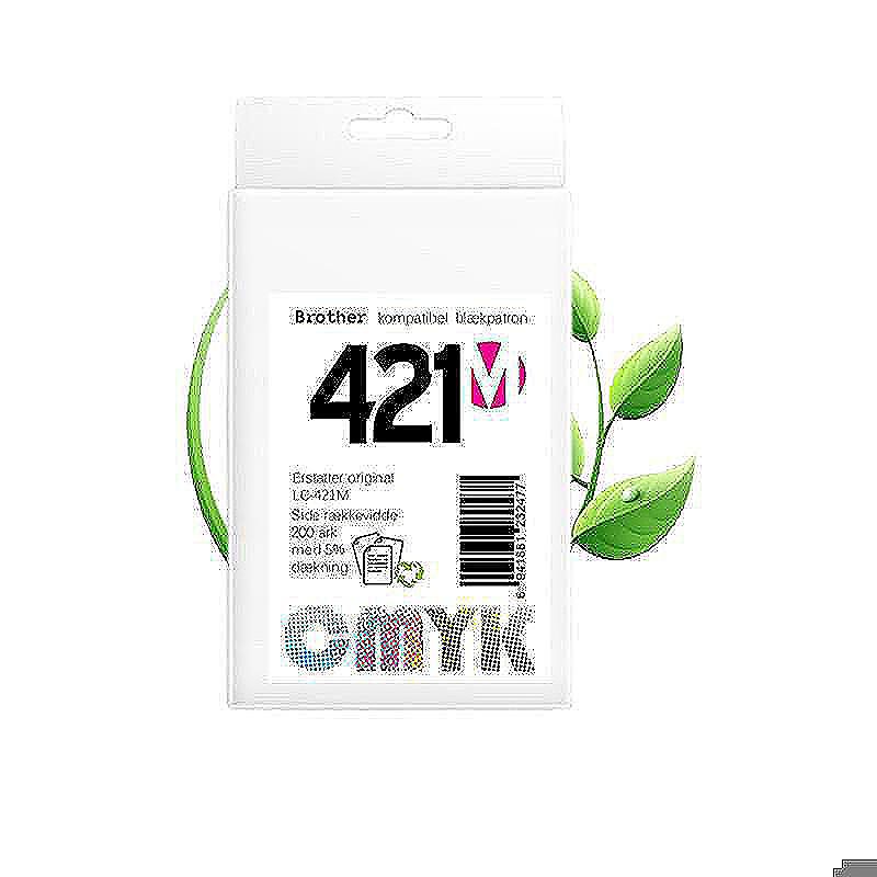Brother LC421 M blæk CMYK