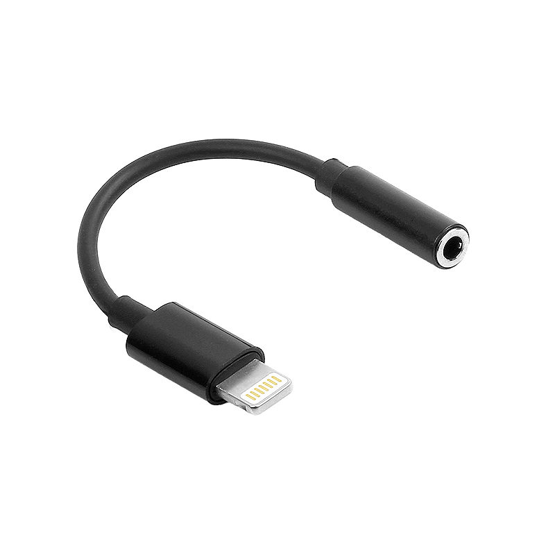 Maxlife adapter audio MXJL-02 jack 3,5 mm - Lightning black