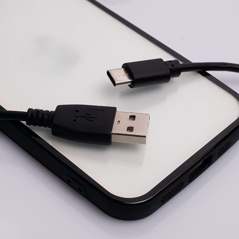 Maxlife cable USB - USB-C 1,0 m 2A black - Billede 2