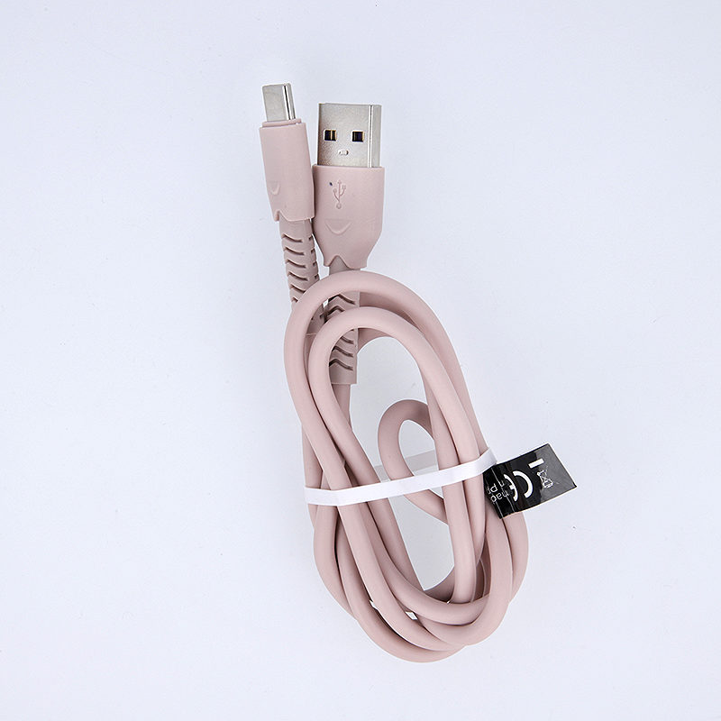 Maxlife MXUC-04 cable USB - USB-C 1,0 m 3A pink - Billede 4
