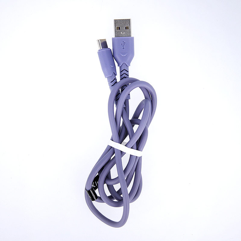 Maxlife MXUC-04 cable USB - USB-C 1,0 m 3A purple - Billede 3