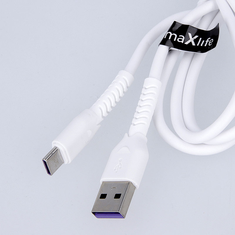 Maxlife MXUC-04 cable USB - Lightning 1,0 m 3A white - Billede 4