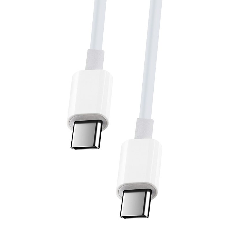 Maxlife MXUC-05 cable USB-C - USB-C 1,0 m 60W white - Billede 5