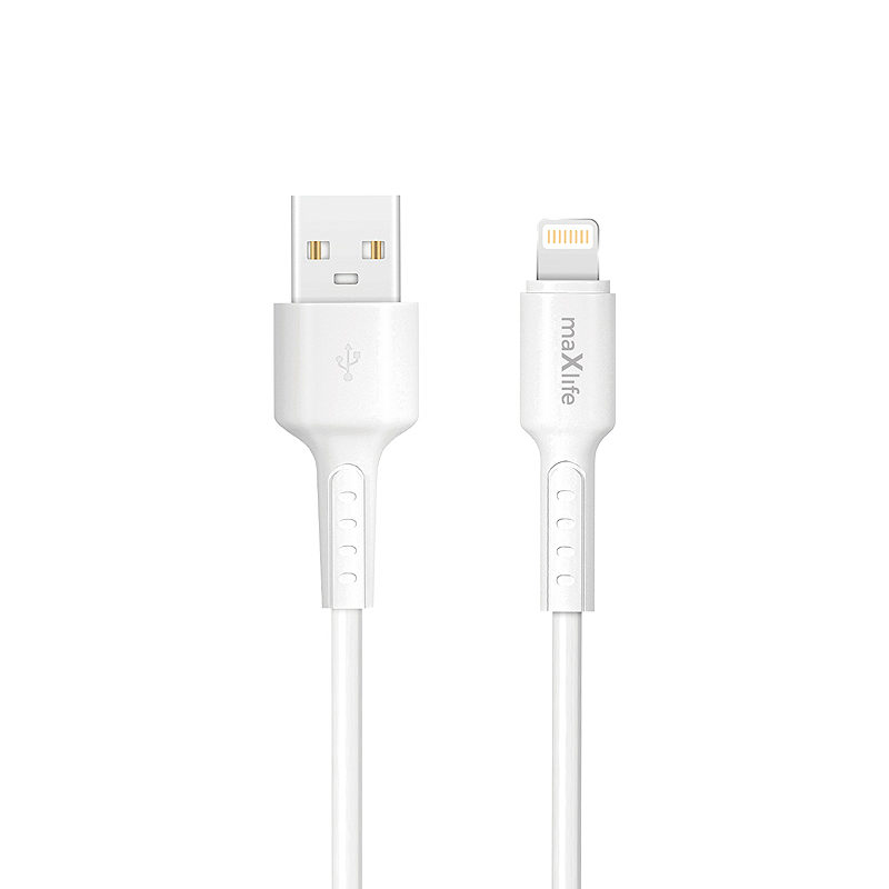 Maxlife MXUC-13 cable USB-A - Lightning 1,0 m 3A white