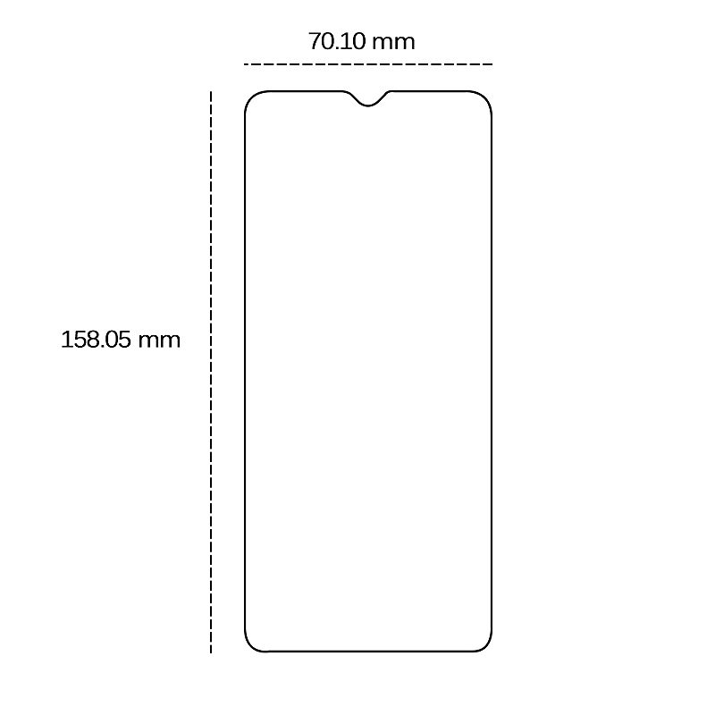 Tempered glass 2,5D for Samsung Galaxy A13 4G / A13 5G - Billede 2