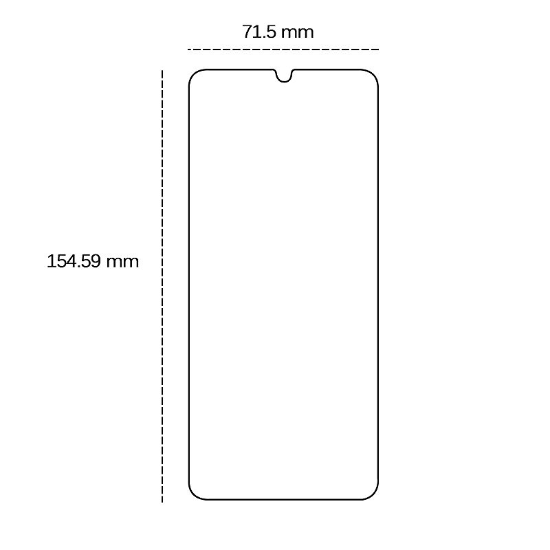 Tempered glass 2,5D for Samsung Galaxy A25 5G - Billede 3