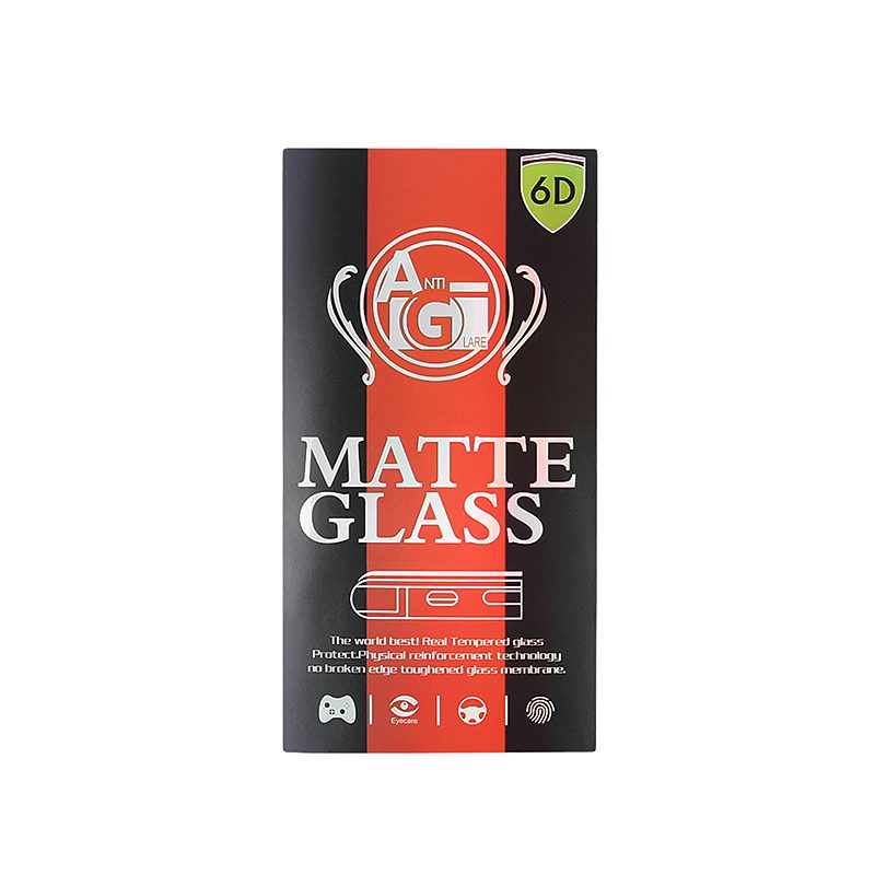 Tempered glass 6D matte for iPhone 12 Mini 5.4'' black frame - Billede 2