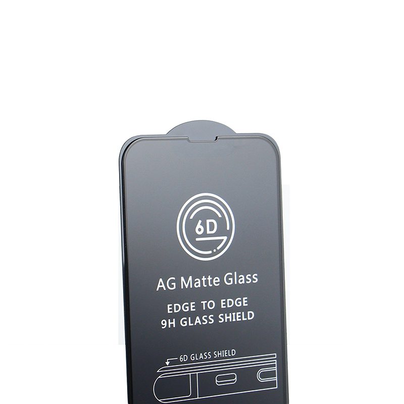 Tempered glass 6D matte for iPhone 12 Mini 5.4'' black frame - Billede 3