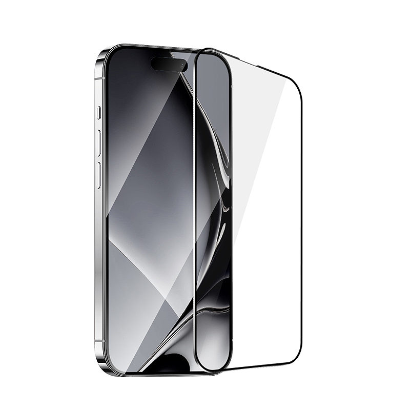 Tempered glass metal frame for Samsung Galaxy S25 Plus black frame