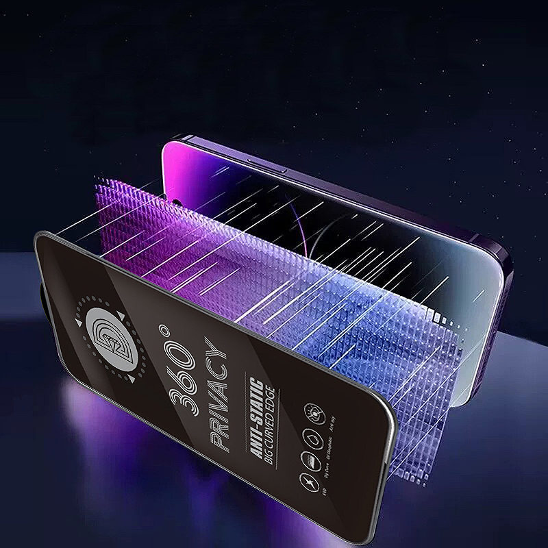 Tempered glass Privacy 360 for iPhone 13 / 13 Pro / 14 / 16e / 17e - Billede 4