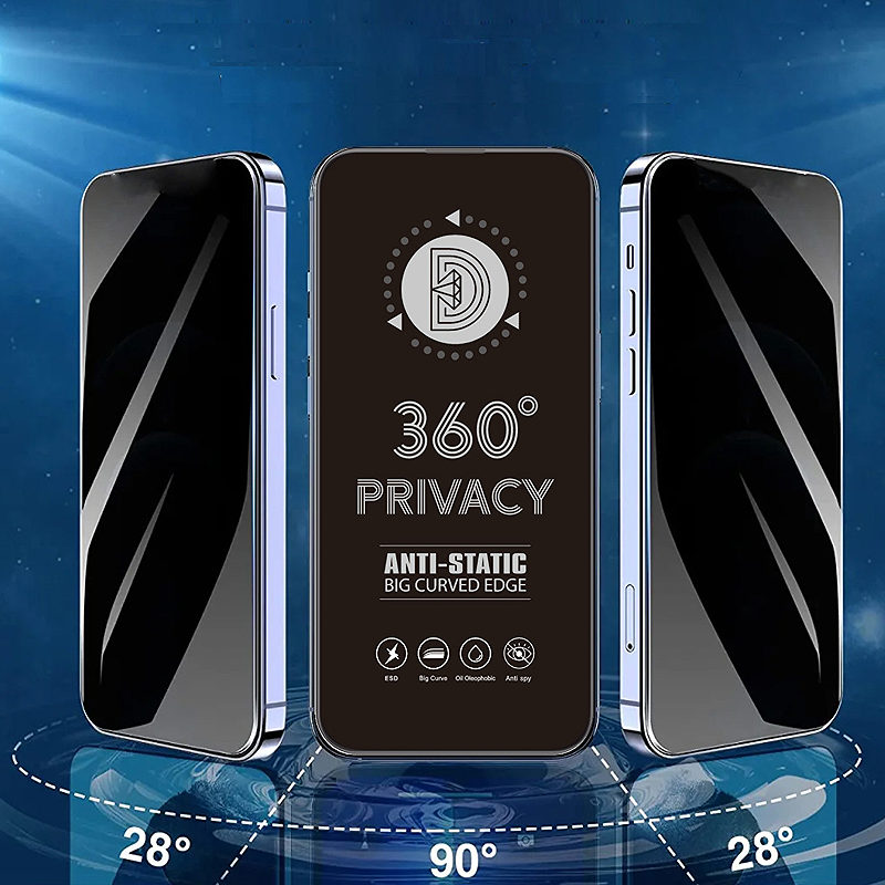Tempered glass Privacy 360 for Samsung Galaxy S25 FE - Billede 2