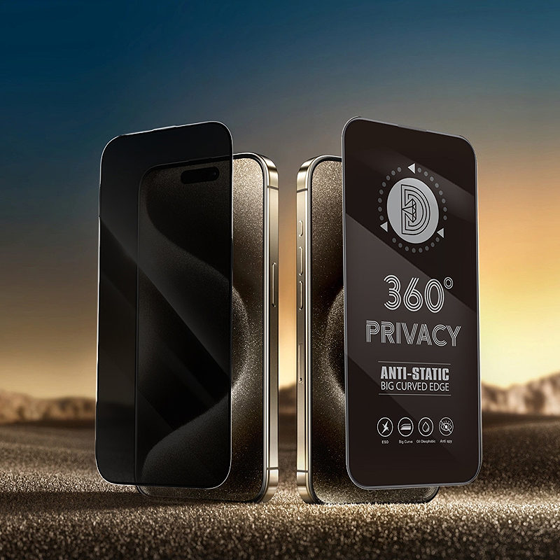 Tempered glass Privacy 360 for Samsung Galaxy S25 FE - Billede 3