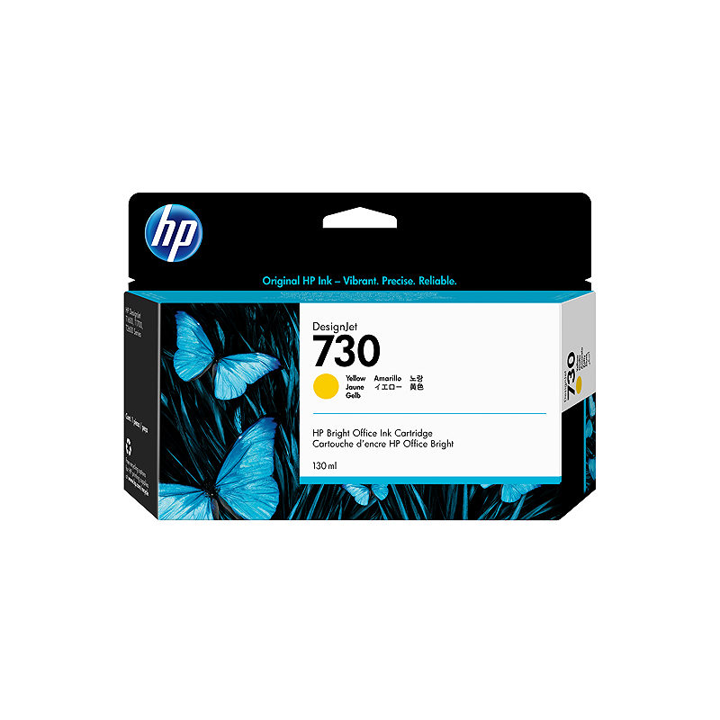 HP 730 130-ml Yellow DesignJet Ink Cartridge