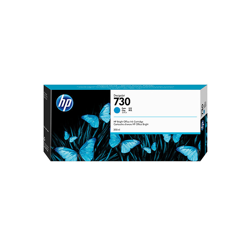 HP 730 300-ml Cyan DesignJet Ink Cartridge