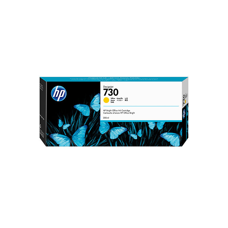 HP 730 300-ml Yellow DesignJet Ink Cartridge