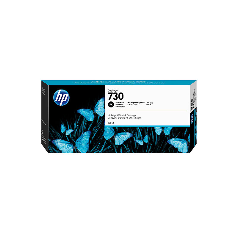 HP 730 300-ml Photo Black DesignJet Ink Cartridge