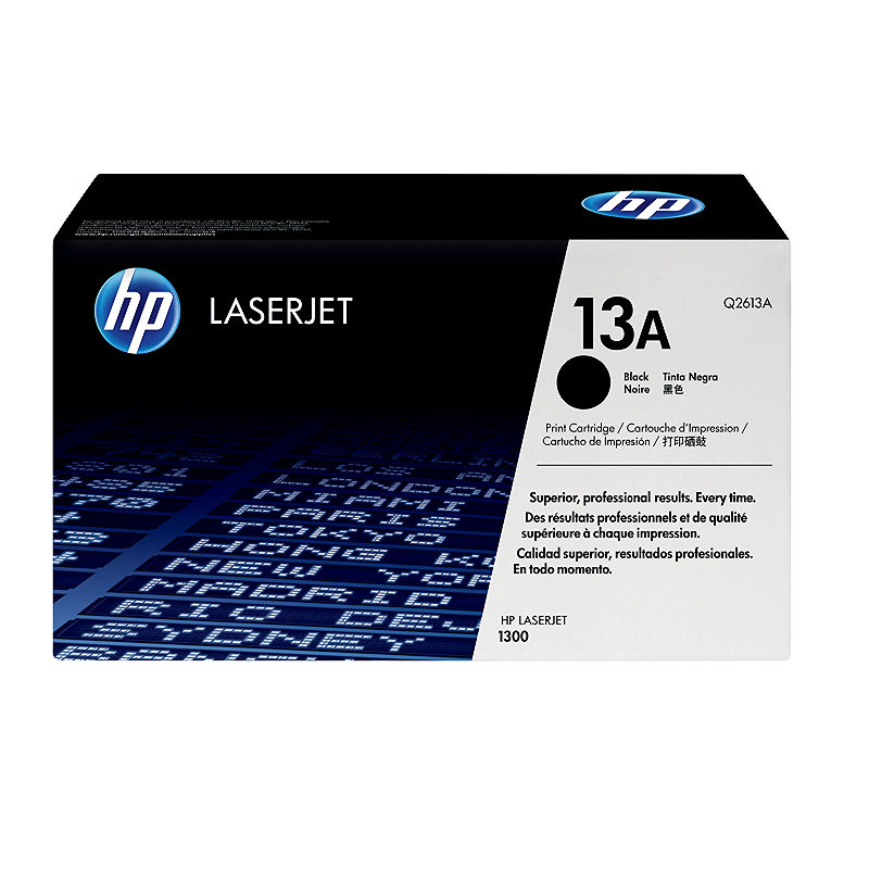 HP Original 13A LaserJet-tonerpatron, sort