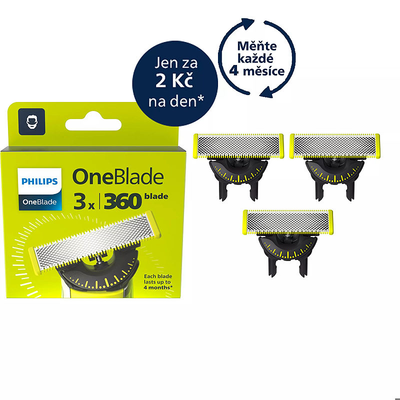 Philips Norelco OneBlade OneBlade QP430/50 360 udskiftningsskær