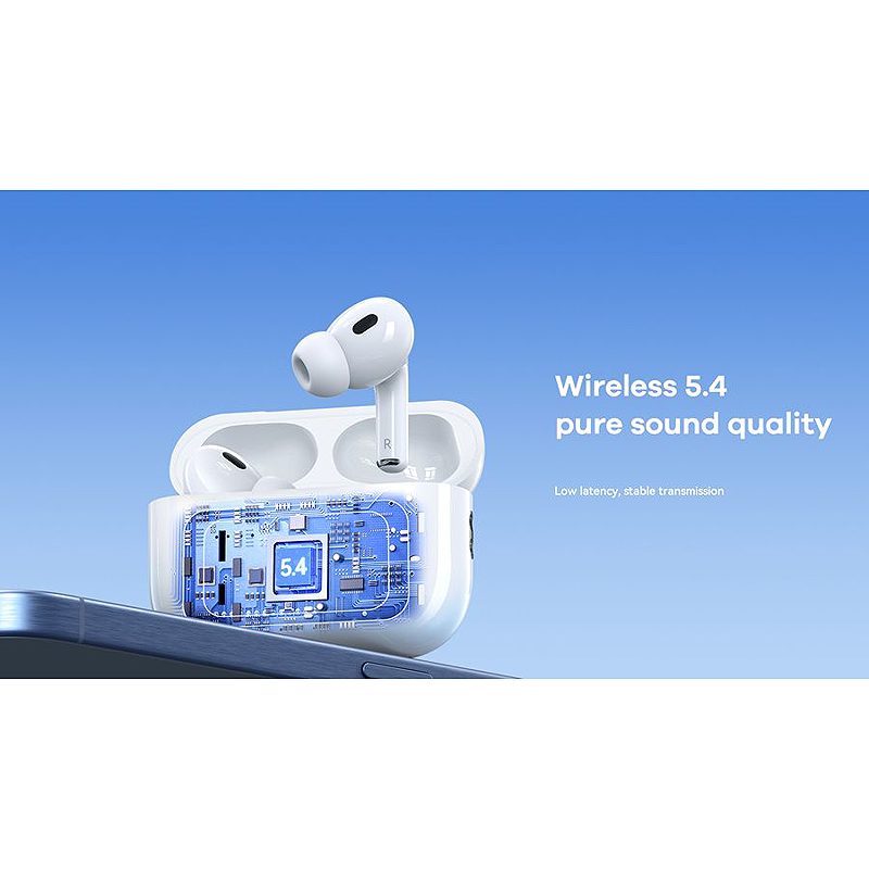 REMAX BLUETOOTH EARPHONES TWS W30N WHITE BT 5.4 - Billede 4