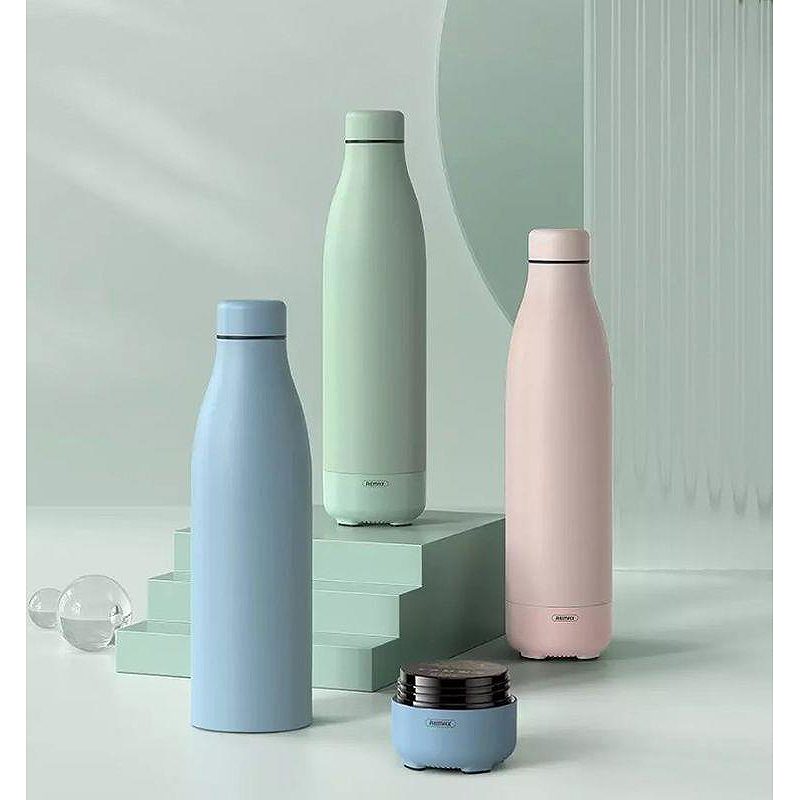 THERMOS WITH WIRELESS SPEAKER 500ML RB-M5 BLUETOOTH 5.0 GREEN/GREEN - Billede 4