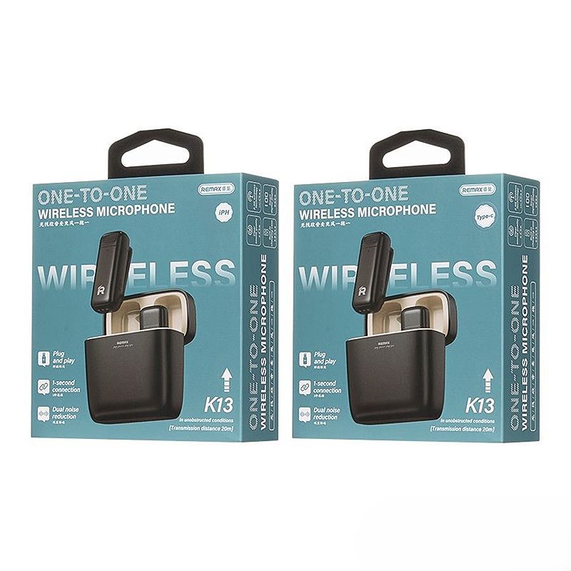 REMAX MICROPHONE K13 WITH CLIP USB-C BLACK - Billede 4