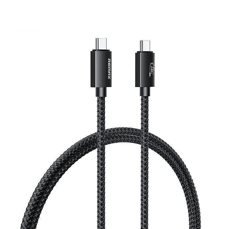CABLE REMAX LADON SERIES 240W RC-C039 USB 4.0 USB-C/USB-C 1M BLACK