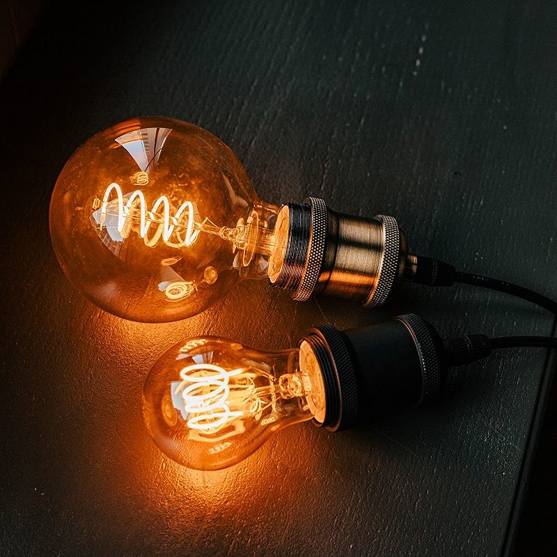 LED Bulb Filament E27 G95 4W 230V 2000K 250lm SF gold Forever Light - Billede 4