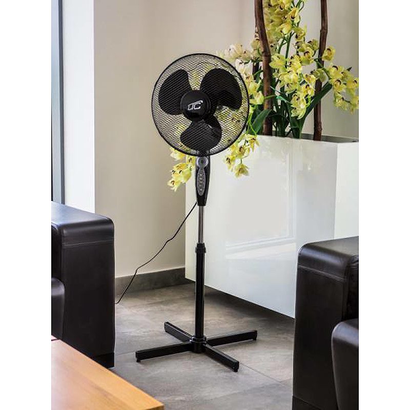 Standing Fan WT06 40W 16" black 3 modes with remote control HQ - Billede 3